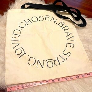 Inspirational Cream Tote Bag